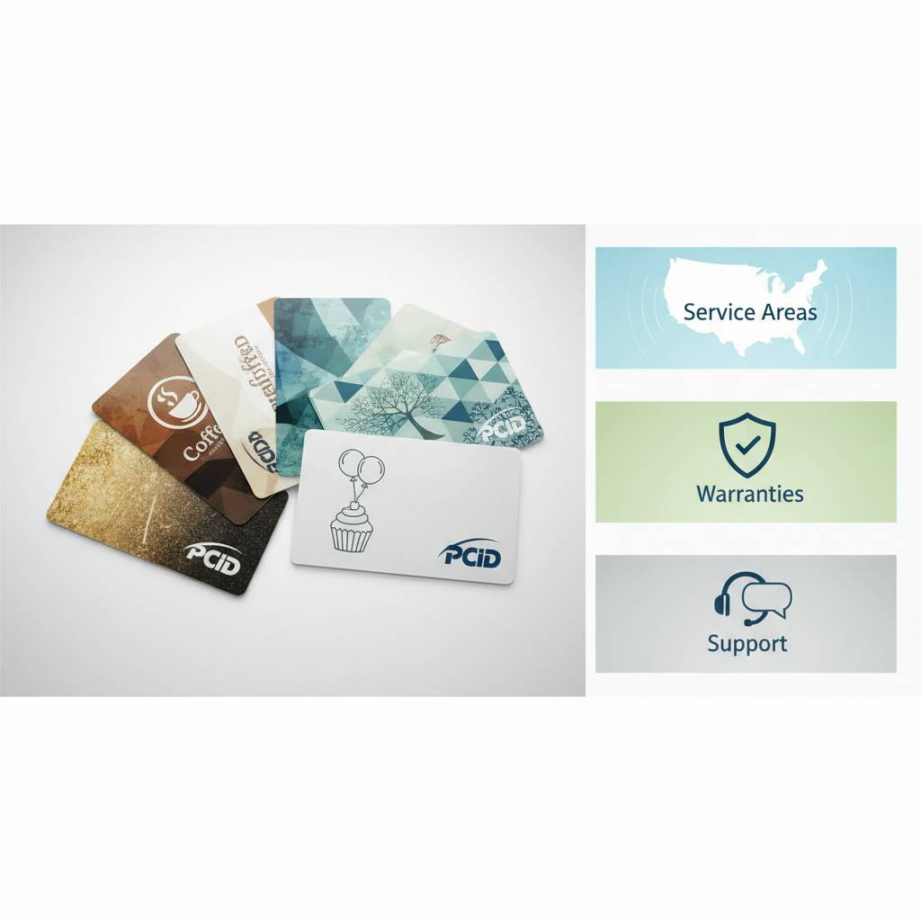 Service Areas, Warranties & Support