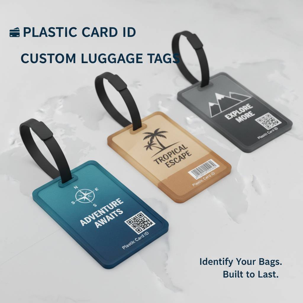 Get Started Today with Plastic Card ID for Custom Luggage Tag Printing