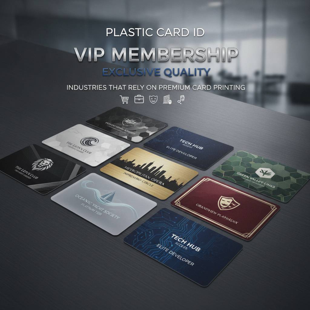 Industries That Rely on VIP Membership Card Printing